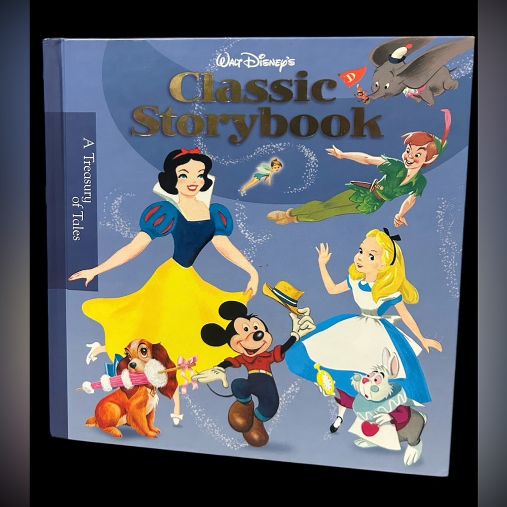 Walt Disney Classic Storybook A Treasury of Tales Hardcover Book Cinderella